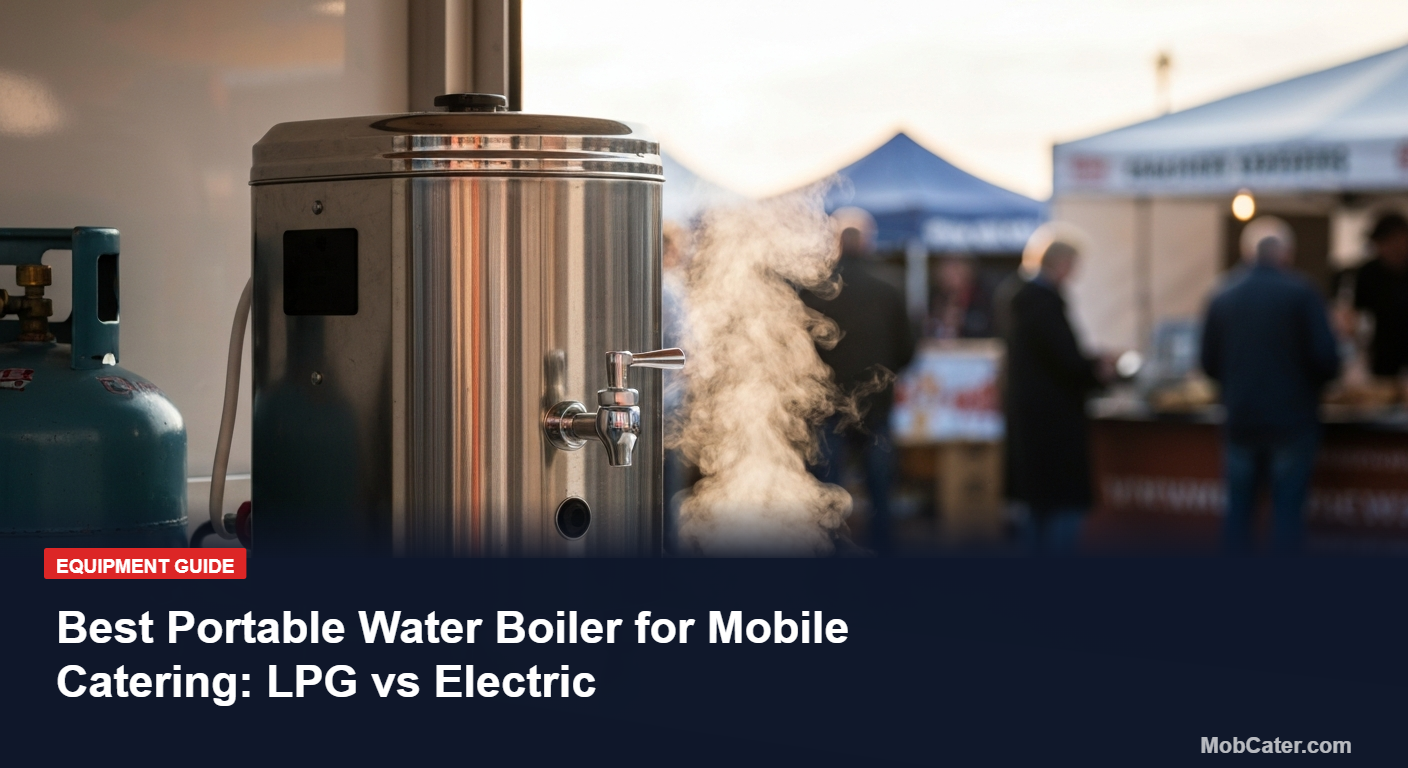 Best Portable Water Boiler for Mobile Catering: LPG vs Electric - Mobile Catering Equipment UK