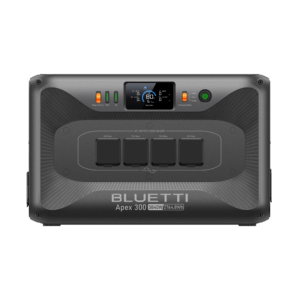 BLUETTI Apex 300 Portable Power Station – control panel with AC, USB and DC ports