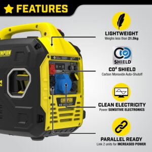Champion 3000 Watt "Atom Fusion" Petrol Inverter Generator