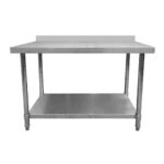 Stainless Steel Upstand Table 180cm /71