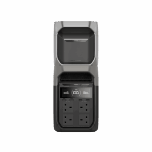 EcoFlow DELTA 3 Portable Power Station – control panel with AC, USB and DC ports