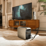 EcoFlow DELTA 3 Plus Portable Power Station – powering equipment outdoors