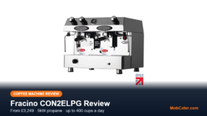 Fracino CON2ELPG 2 group automatic dual-fuel LPG coffee machine for mobile coffee vans, from £3,249