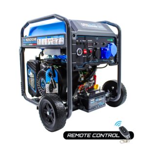 Gorilla Power GP6500iE 6500W inverter generator with wireless remote start fob