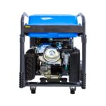 GP6500iE 6500W generator side profile showing open-frame chassis