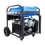 Gorilla Power GP6500iE petrol inverter generator rear view
