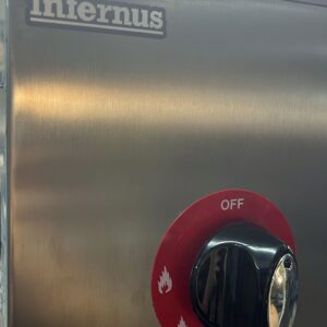 Infernus kebab machine gas control knob and safety valve detail