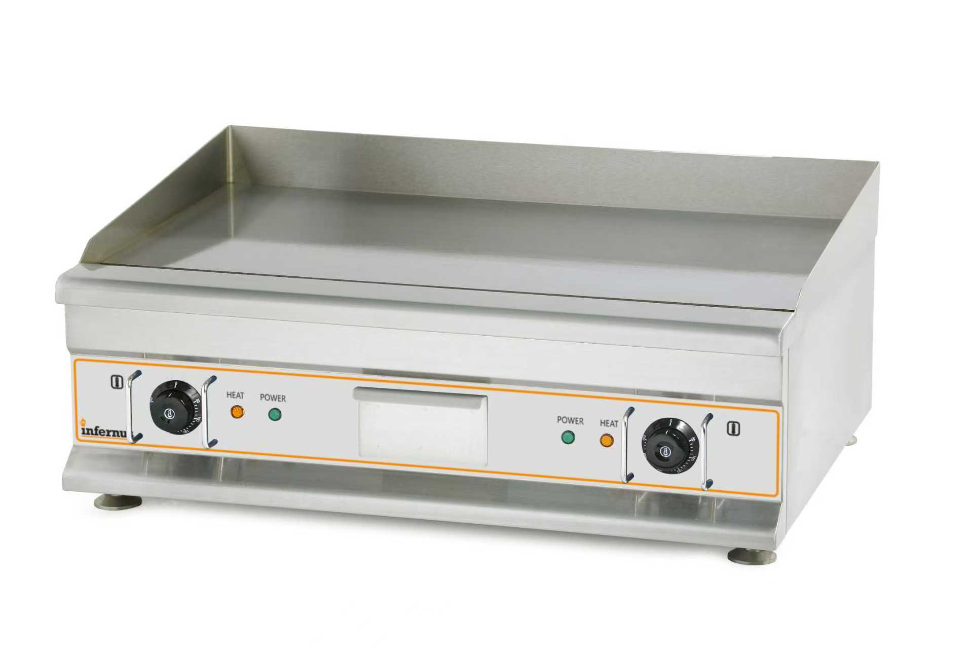Infernus INF-E75 75cm electric griddle with twin zone controls Infernus INF-E75 75cm electric griddle with twin zone controls