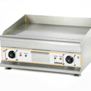 Infernus INF-E60 60cm electric griddle with twin zone controls