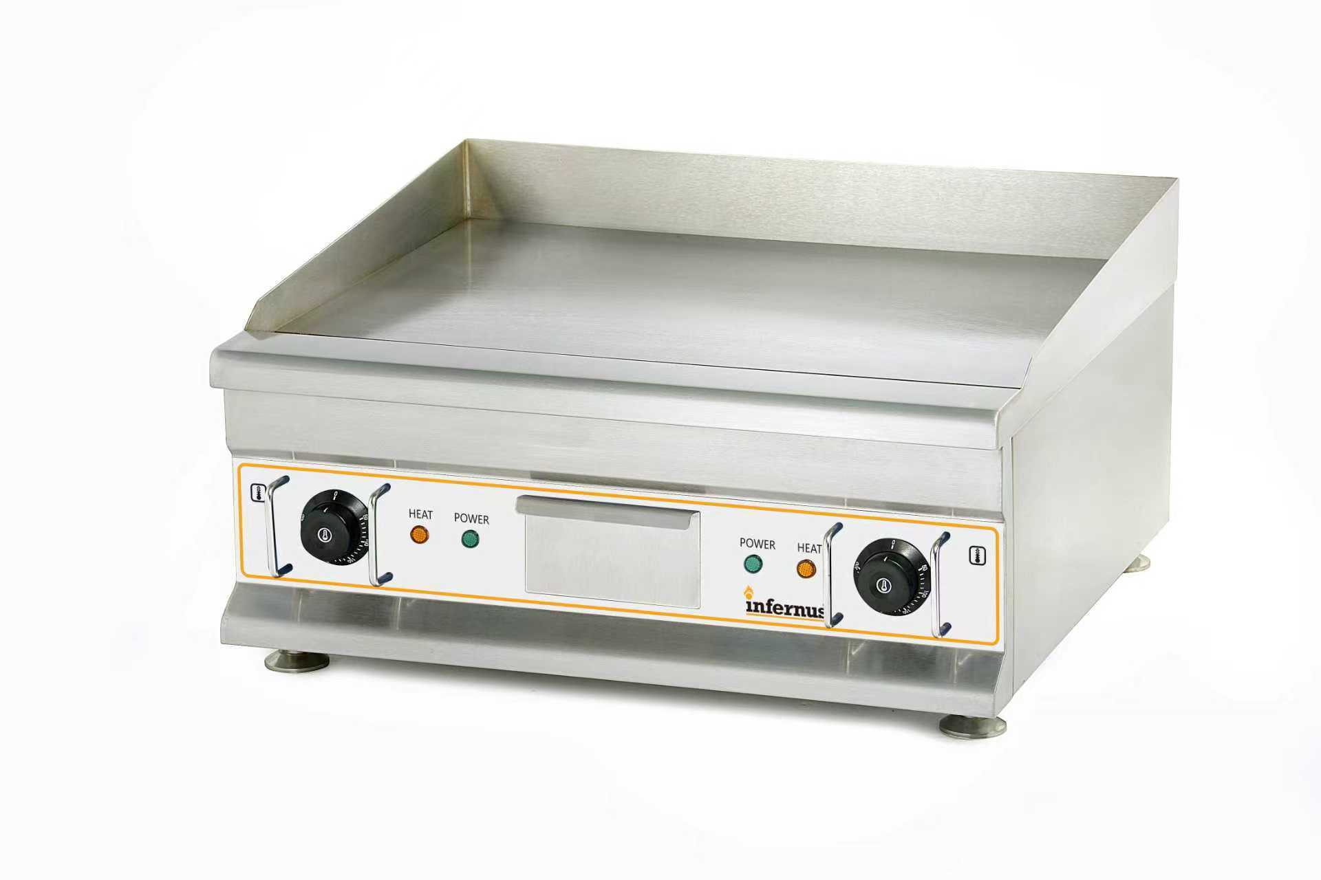 Infernus INF-E60 60cm electric griddle with twin zone controls Infernus INF-E60 60cm electric griddle with twin zone controls