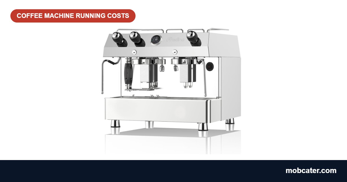 Fracino Contempo 2 Group semi-automatic electric coffee machine, used to illustrate UK coffee machine running costs per kWh