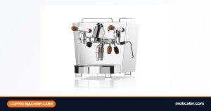 Commercial Fracino espresso machine used to illustrate power, fuse and reset checks when a coffee machine will not turn on