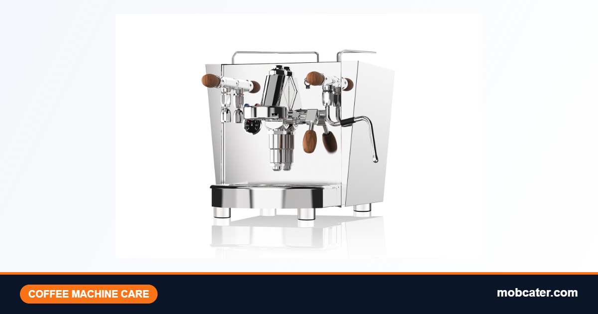 Commercial Fracino espresso machine used to illustrate power, fuse and reset checks when a coffee machine will not turn on