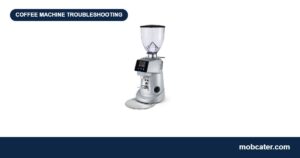 Commercial on-demand coffee grinder used to fix bitter or sour espresso extraction in a UK coffee shop