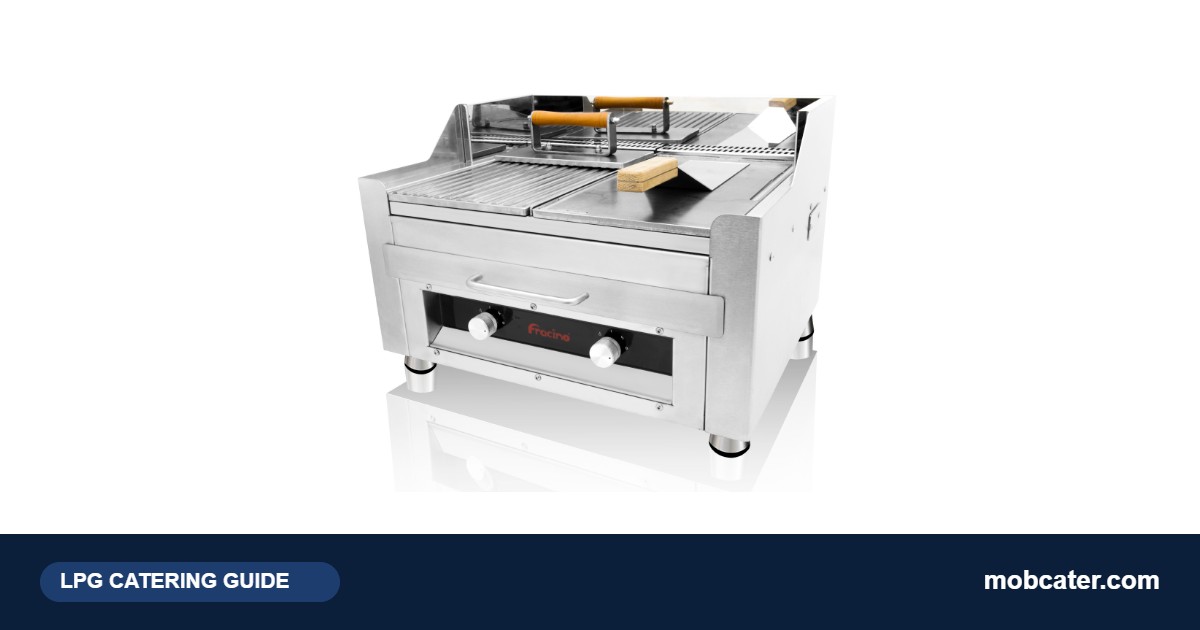Fracino MULTI LPG waffle maker griddle and panini press for mobile catering