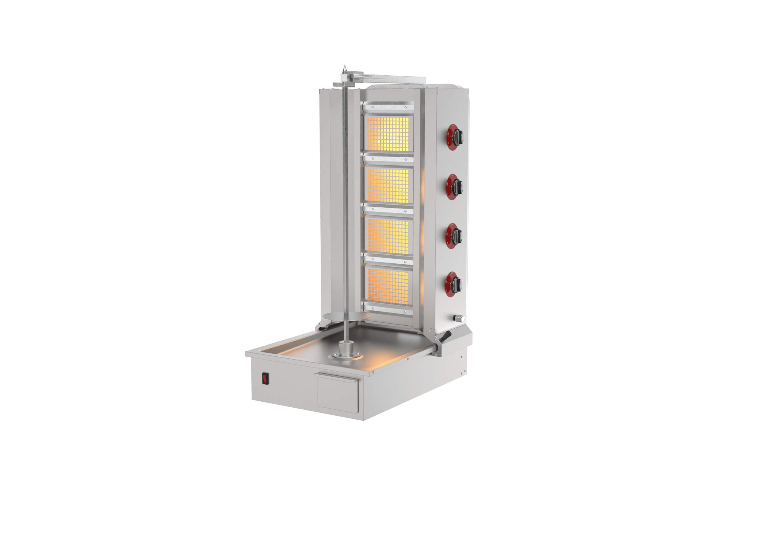 Infernus INF-KM4 four burner gas doner kebab machine Infernus INF-KM4 four burner gas doner kebab machine