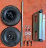GearGB 50 frame solid tyre wheel kit — wheels, axle, handle and fixings