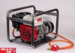 Honda GB4000HL portable LPG petrol generator in tubular steel frame