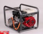 Honda GB4000HL dual fuel generator with Honda GX200 engine and orange propane hose