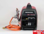 Honda EU22i inverter generator with GearGB door mount LPG conversion kit