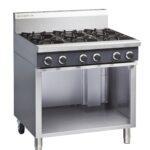 Blue Seal Cobra C9D 6 burner gas boiling top