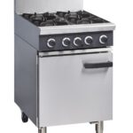 Blue Seal Cobra CR6D 4 burner gas range cooker with oven