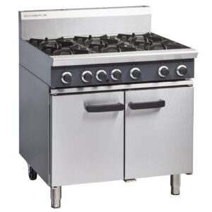 Blue Seal Cobra CR9D 6 burner gas range cooker with oven
