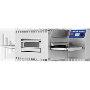 Blue Seal TLV45 Touch conveyor oven, side view