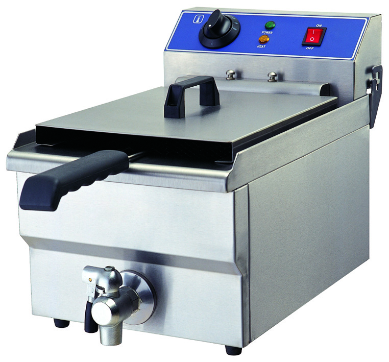 Infernus INEF-10V countertop electric fryer 10 litres with drain tap Infernus INEF-10V countertop electric fryer 10 litres with drain tap