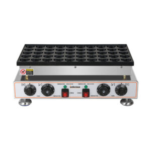 Infernus INF-H50 mini heart waffle maker front controls
