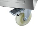 Infernus 121.5cm hot cupboard with bain-marie top, braked castor