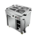 Infernus 88cm hot cupboard with bain-marie top