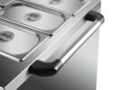Infernus 88cm hot cupboard with bain-marie top, gastronorm pan lids