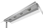 Infernus 155.5cm hot cupboard with bain-marie top and heated display gantry, heat lamps underneath