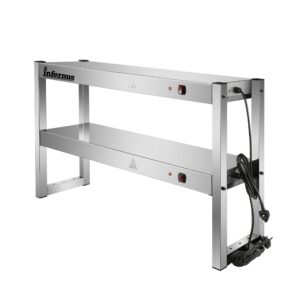 Infernus 120cm two layer heated gantry, with plug leads