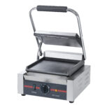 Infernus single panini grill with smooth plates