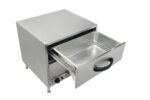 Infernus two drawer warming cabinet, drawer open