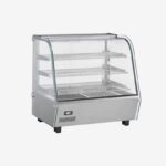 Infernus 120 litre curved glass heated display cabinet