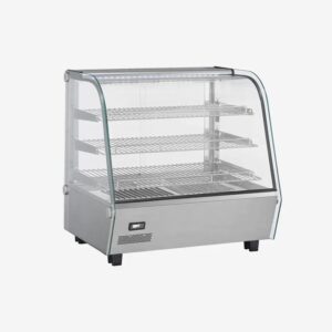 Infernus 120 litre curved glass heated display cabinet