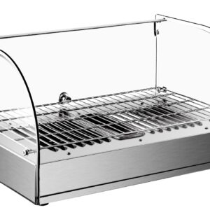 Infernus 25L curved glass countertop heated display