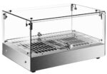 Infernus 35L square glass countertop heated display, customer side