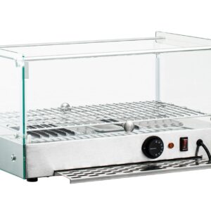 Infernus 35L square glass countertop heated display