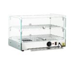 Infernus 50L square glass countertop heated display