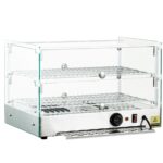 Infernus 50L square glass countertop heated display