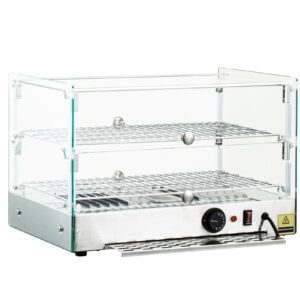 Infernus 50L square glass countertop heated display