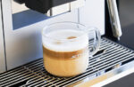 Cappuccino from a Jetinno bean to cup coffee machine