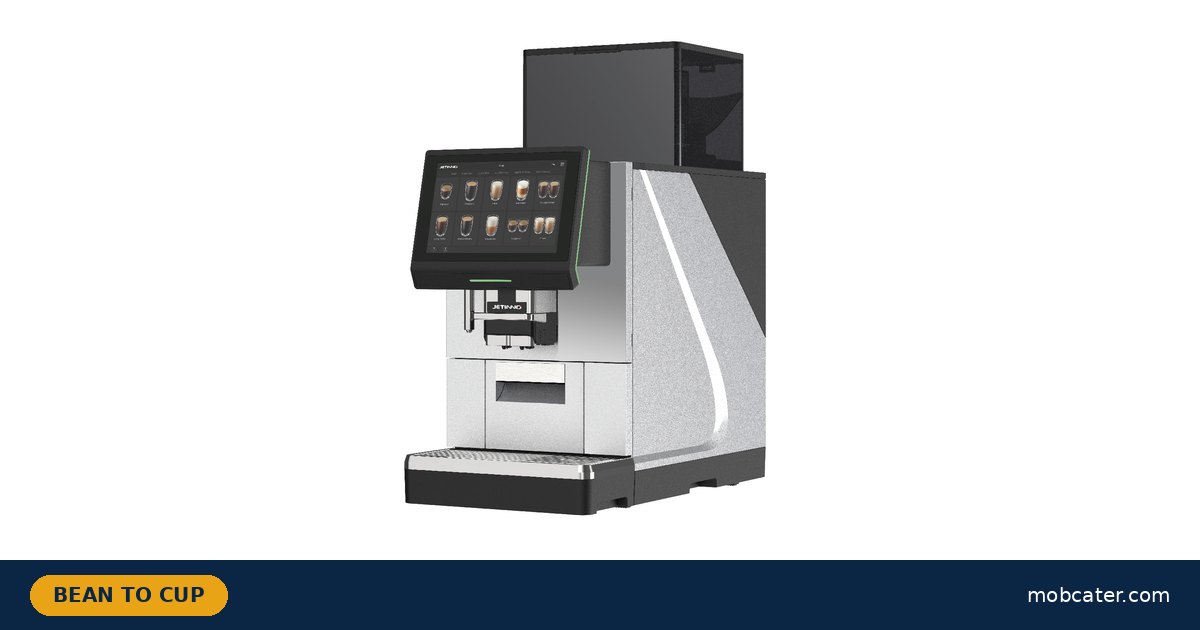 Jetinno JL38B bean to cup coffee machine with 10.1-inch touchscreen and fresh milk system