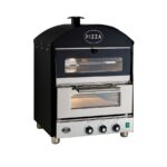 King Edward Pizza King PK1W Pizza Oven with Heated Display in black