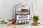 King Edward Pizza King PK1W Pizza Oven with Heated Display in stainless steel