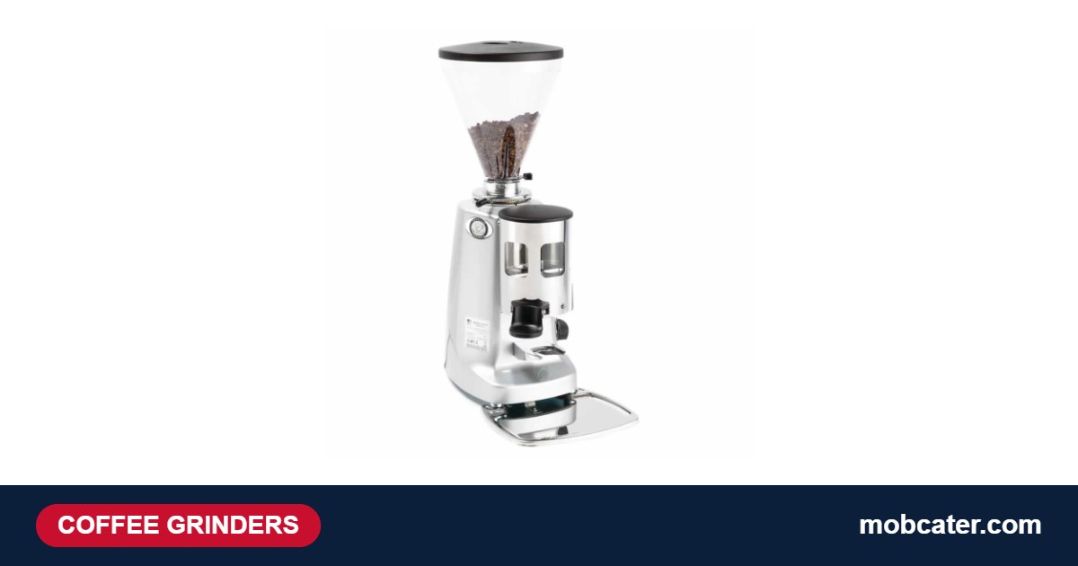Mazzer Super Jolly SJM commercial coffee grinder with 1.2kg bean hopper and dosing chamber